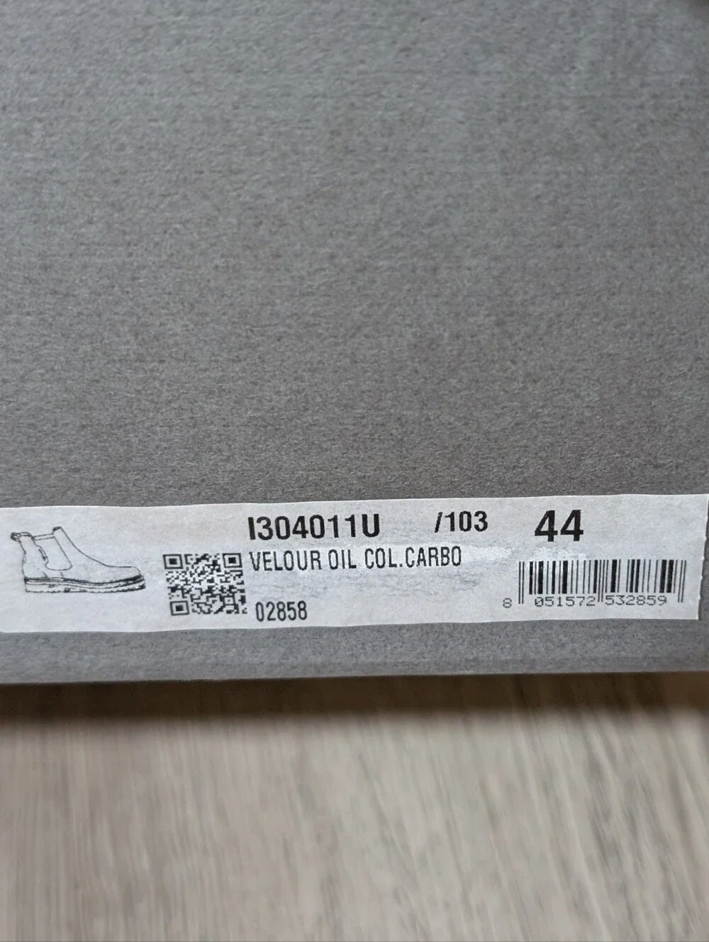 New Box Nero Giardini Men's Dark Grey Suede Boot Italy Size 44 US‎ 10.5